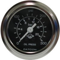 Datcon Transmission Temperature and Transmission Oil Pressure Gauge