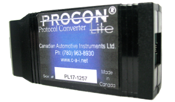 Procon Protocol Converter Lite allows easy access to J1708 and J1939 information