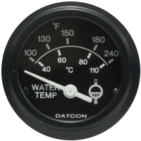 Datcon Water Pressure and Water Temperature Gauges
